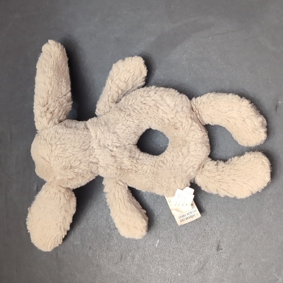 Little Jelly Cat London, Bashful Bunny Small Plush Baby Rattle. - Picture 4 of 7